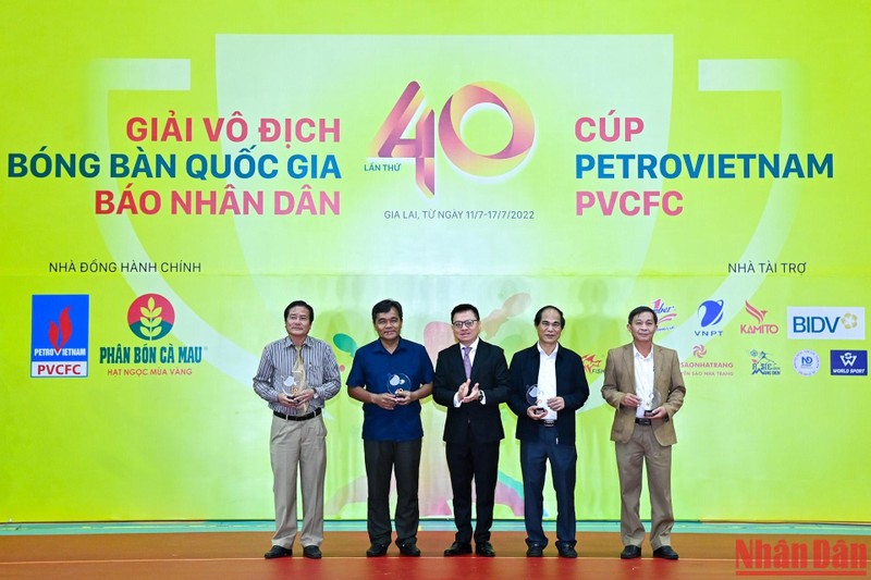 Khai mạc Giải vô địch bóng bàn quốc gia Báo Nhân Dân lần thứ 40 tranh cúp PetroVietnam-PVCFC năm 2022