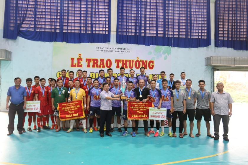 Yên Đỗ FC bảo vệ thành công ngôi vô địch Giải Futsal tỉnh Gia Lai